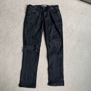 High-Rise Boyfriend Jeans, size 00
